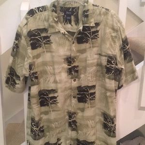 Bass men’s Shirt palm trees.
